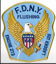 New York Fire Department Fdny Engine 273 Ladder 129 Flushing Patch V3 New York Fire Department Fdny Engine 273 Ladder 129 Flushing Patch V3