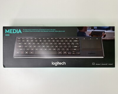 Logitech K830 Wireless Illuminated Living Room Touch Keyboard for 