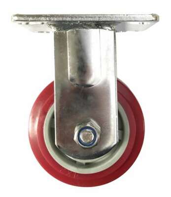 6 '' Zoll Rolle Rad 280kg Feste Edelstahl Gabel Und Polyurethan Sich