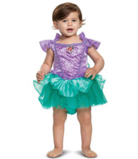 Ariel Infant Disney Baby Halloween Costume Dress Size 0-6 Months