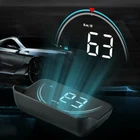 Car Smart Head Up Display SUV Speedometer HUD OBD2 Speed Water Temp Alarm RPM US