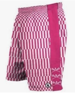 Flow Society Fragment Pink Lacrosse Shorts, Adult Size = (Small) Small