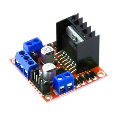 INITEQ 2pcs L298N Dual H Bridge DC Stepper Servo Motor Driver Controller Board Arduino