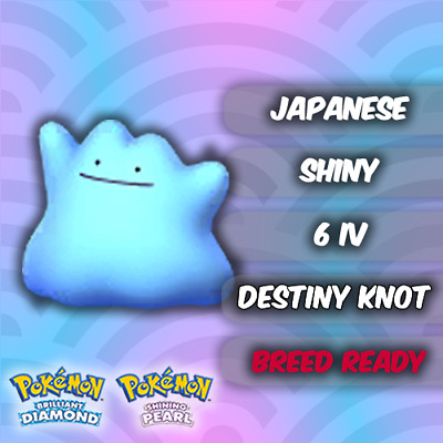 SHINY 6IV Ditto JPN - Pokémon Brilliant Diamond Shining Pearl - Trading Now