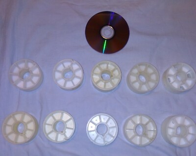 35mm BIG REEL CORE 7,5cm. (x10) FILM/MOVIE/TRAILER/TEASER CORES/ROCCHETTA/NUCLEO