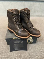 Chippewa 25405 USA ARADOR Steel Toe 400g Insulated Super Logger Boots 8.5EEE