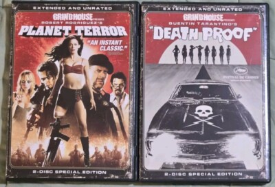 Planet Terror/Death Proof DVD Quentin Tarantino USED Lot Very Good Condition