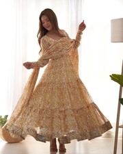 Anarkali dress long gown pakistani salwar kameez indian wedding salwar suit