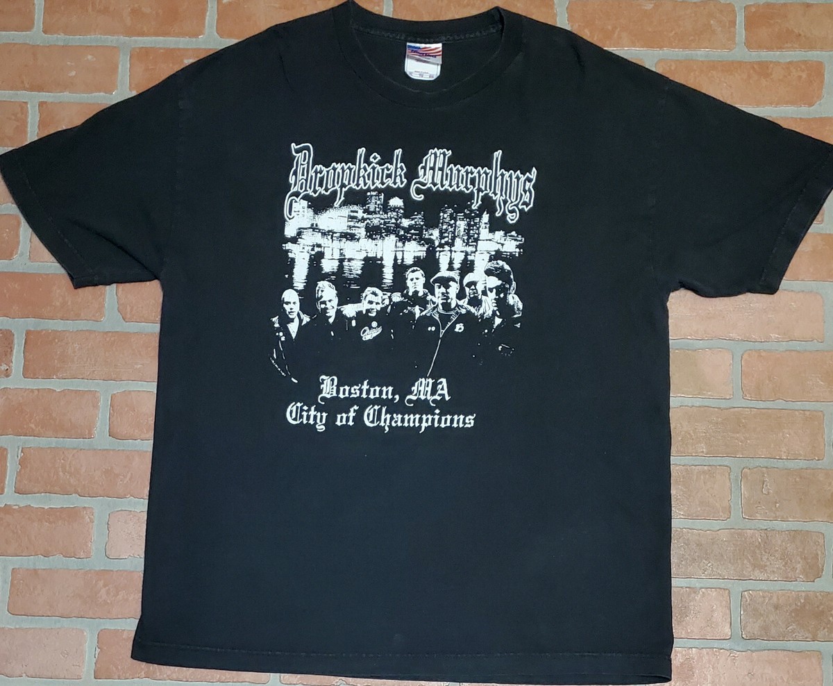 VINTAGE DROPKICK MURPHYS Boston, Ma City of Champions XL t shirt