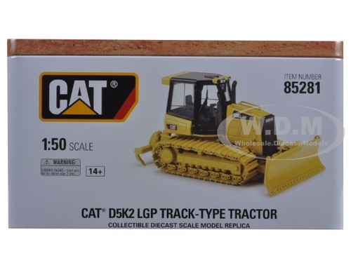CAT CATERPILLAR D5K2 LGP TRACK TYPE TRACTOR DOZER 1/50 BY DIECAST