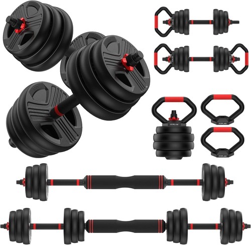 35LB Upgraded Eco-Friendly Dumbbells, Second-Generation Weights Set - 第 1/7 張圖片