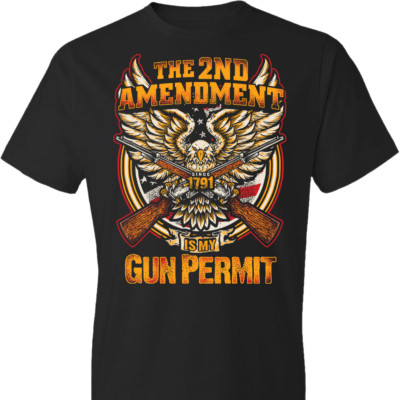 T-Shirt Pro Gun 2nd Amendment Waffenrechte Männer Schießen Schusswaffenerlaubnis Geschenk