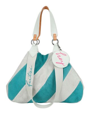 Fritzi aus Preußen Izzy Medium Limited Frottee Shopper Tasche Caribbean Sand Neu