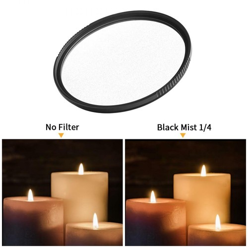 K&F Concept Nano-X Black Diffusion 1/4 lens Filter Special Effects Slim 37-95mm - Picture 66 of 113