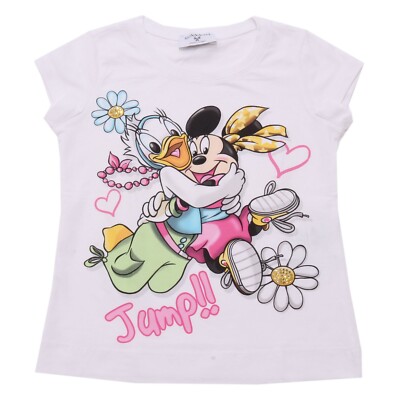 6489AC maglia bimba GIRL MONNALISA white cotton t-shirt kid