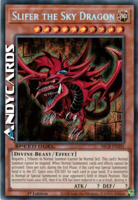 SLIFER THE SKY DRAGON (SPEED DUEL)   (Der Himmelsdrache)   Secret   SBCB EN201