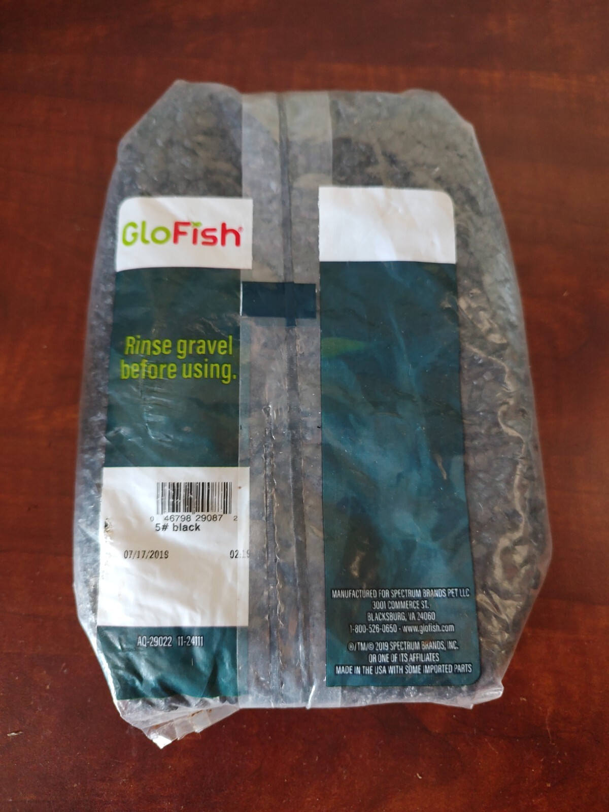 GloFish Aquarium Gravel Solid Black 5pound Bag for sale online eBay
