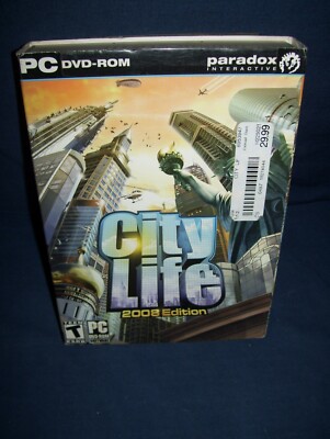 City Life 2008 Edition PC DVD-Rom Used 2008 Paradox Interactive