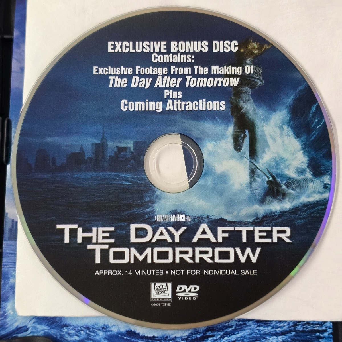 The Day After Tomorrow (DVD, 2004) Dennis Quaid, Jake Gyllenhaal