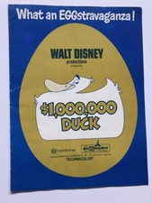 $1,000,000 DUCK pressbook '71 Walt Disney