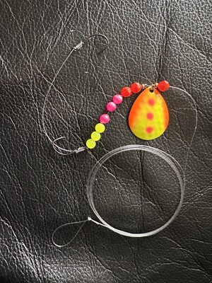 “Helmet” Colorado Blade Lake Erie Walleye Night Crawler Harness #23