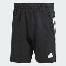 adidas Men's Black/White Future Icons 3-Stripes Shorts IN3312 Size XL