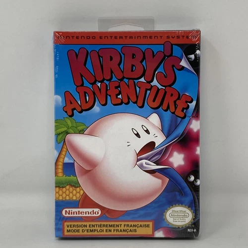 Kirby's Adventure Nintendo NES French Canadian Version Sealed (H7)