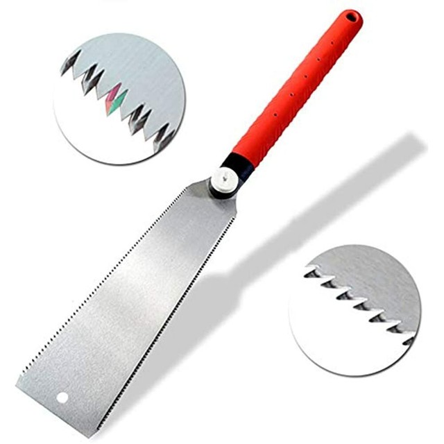 Japanese Saw 221/2" Hand Flush Cut Ryoba Pull Saws Flexible Double