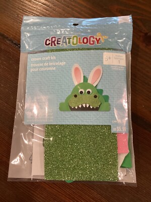 Creatology Crown Craft Kit Dinosaur Easter Bunny - New