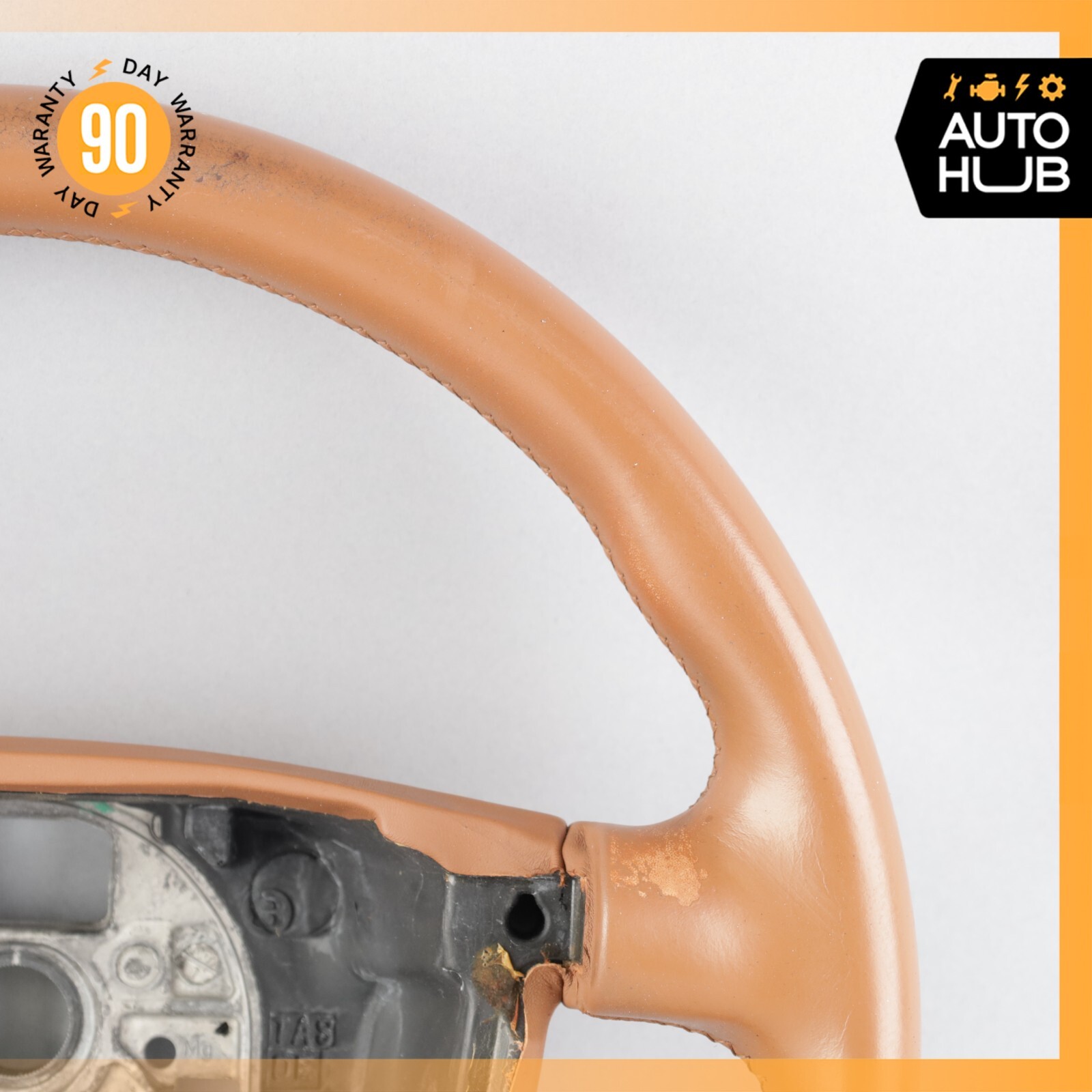 03-10 Bentley Continental Flying Spur GT GTC Driver Steering Wheel Brown OEM 58k