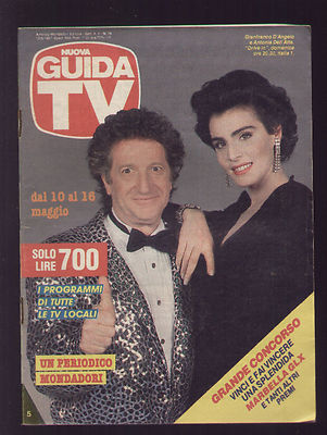 TV GUIDE MONDADORI 19/1987 JERRY CALA' MARA VENIER ANTONIA DELL'AKT D'ANGELO