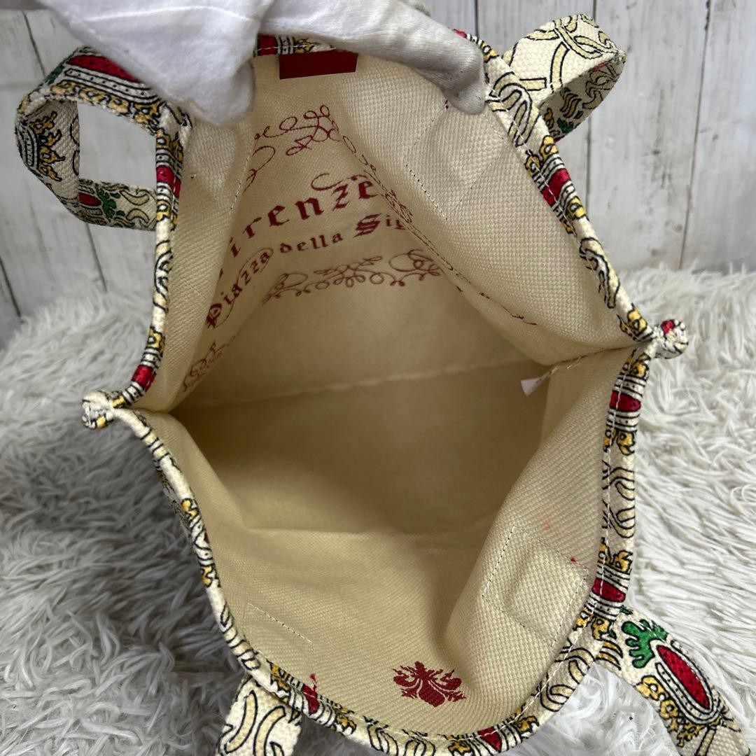 GUCCI Garden Tote Bag White Canvas Unisex A4 Limited Edition Authentic thumbnail 15