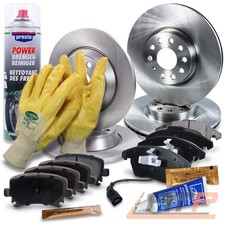 BREMSSCHEIBEN + BREMSBELÄGE VORNE + HINTEN FÜR SEAT ALTEA 5P LEON 1P