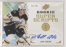 2021-22 SPx Rookie Superscripts Gold 25/49 Jack Ahcan #RSS-JA Auto 8tn