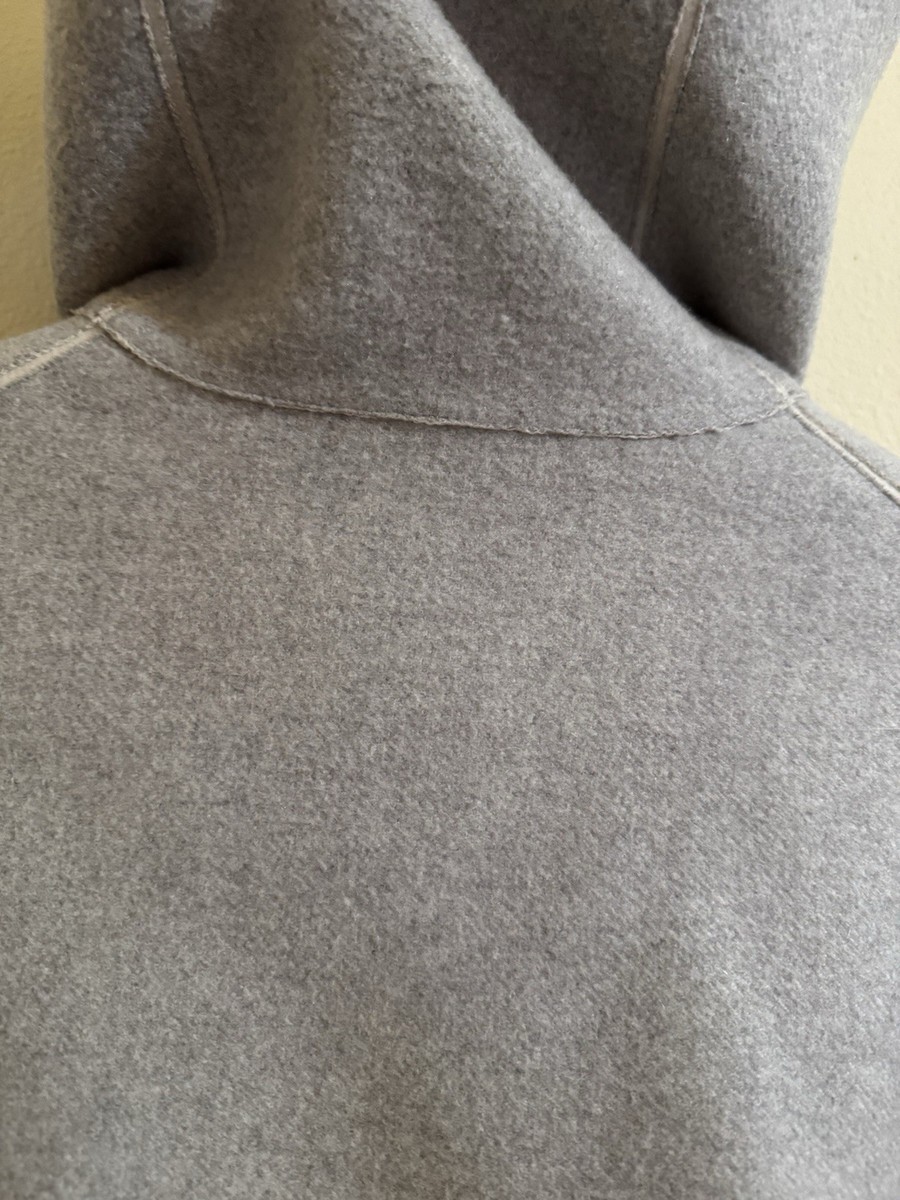 Loro Piana 100% Cashmere Hooded Jacket Full Zip Grey Medium | eBay