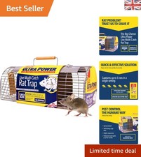 Professional-Grade Poison-Free Rat Trap - Captures Multiple Rodents Safely