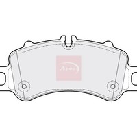 Apec BremsbeläGe FüR Porsche 718 Cayman 982 2016 Vorne (R90) PAD2142
