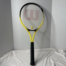 Wilson Titanium Soft Shock 3 Tennis Racket Black Yellow 50-60 Lbs