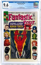 Fantastic Four 54 Cgc 9.6 1966 Marvel Comics 1st Appearance Evil Eye Rare Nm Fantastic Four 54 Cgc 9.6 1966 Marvel Comics 1st Appearance Evil Eye Rare Nm
