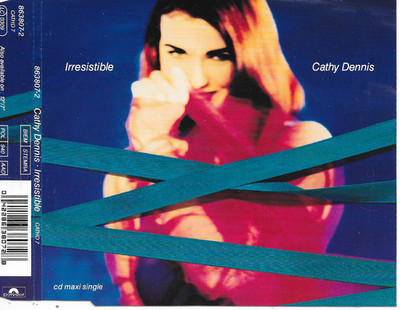 CATHY DENNIS - Irresistible CD MAXI SINGLE 4TR House Dance-Pop 1992 (Polydor)