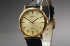 [MINT] Vintage Seiko Spirit 7N01-7060 Gold Dial Quartz Men's Watch From JAPAN