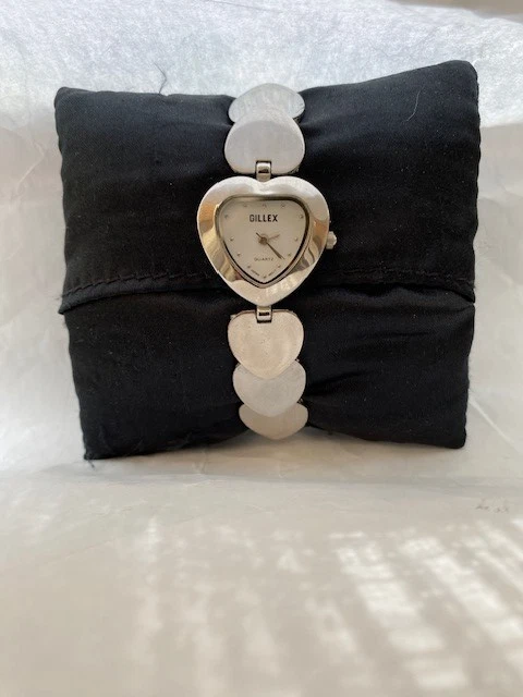 CHROME HEARTS Orologio Gillex Donna Bracciale Cuore Quarzo Vintage