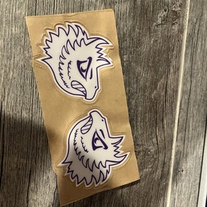 1966 TCU Texas Christian University Throwback Mini Helmet Decals