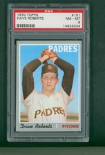 1970 Topps Baseball Card - #151 Dave Roberts, PSA 8 NM/MT