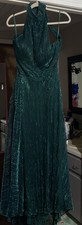 Women  s Betsy  Adam Green Long Dress Formal/Pageant/Prom Dress Sz 1800