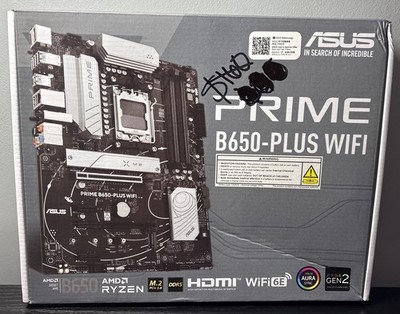 ASUS Prime B650-PLUS WiFi Motherboard AM5 Ryzen Desktop 9000/8000/7000 ATX  DDR5