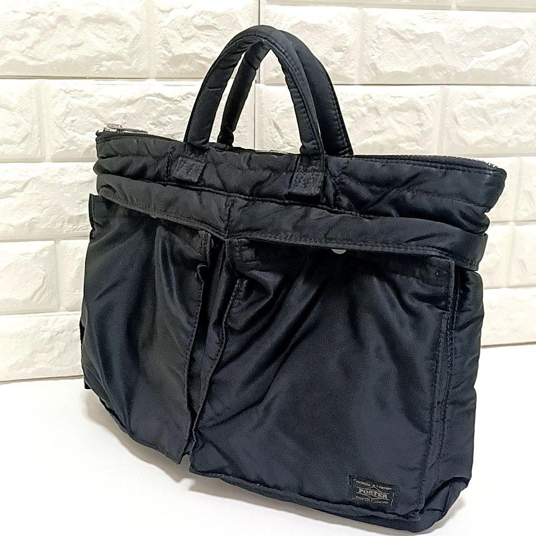 Porter Tanker Short Helmet Bag Black A4 Size Made in Japan 40cm | eBay