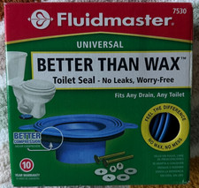Fluidmaster 7530 Better Than Wax Universal Wax-Free Toilet Seal Kit w/ Bolts