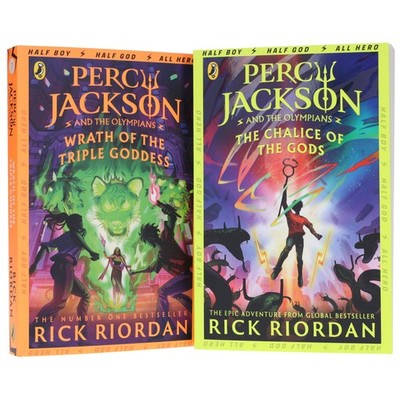 Percy Jackson And The Olympians Series Book 6&7 by Rick Riordan 2 Books -Ages 9+