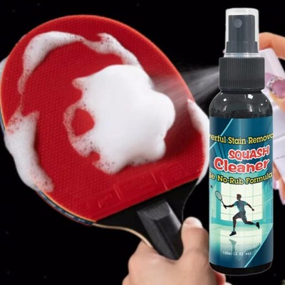 Squash-Reinigungsspray   Professionelles für bessere Spins und höhere